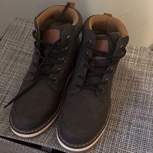 Men's Black Leather Boots
